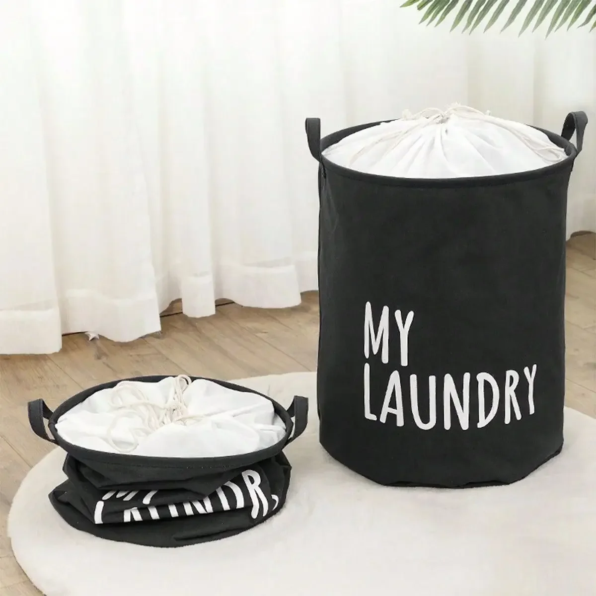 Cesto de lavanderia dobrável c - Baby Clothing Hamper avaliação e preço