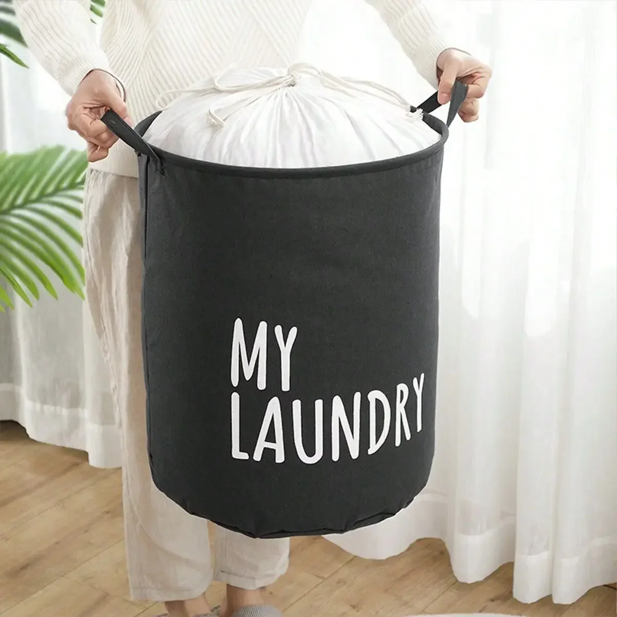 Cesto de lavanderia dobrável c - Baby Clothing Hamper avaliação e preço
