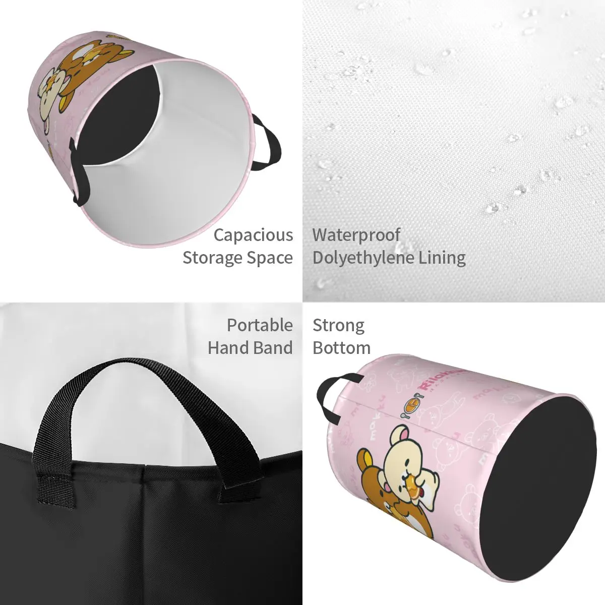 Kawaii dos desenhos animados r - Baby Clothing Hamper avaliação e preço