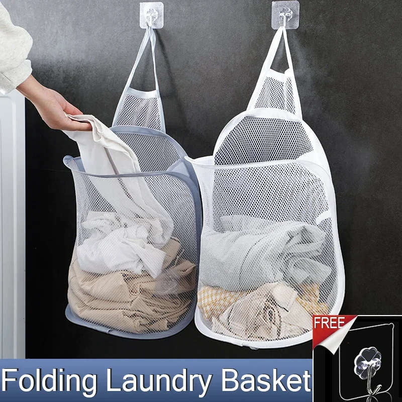 Dobrável Mesh Pendurado Cesta  - Baby Clothing Hamper avaliação e preço