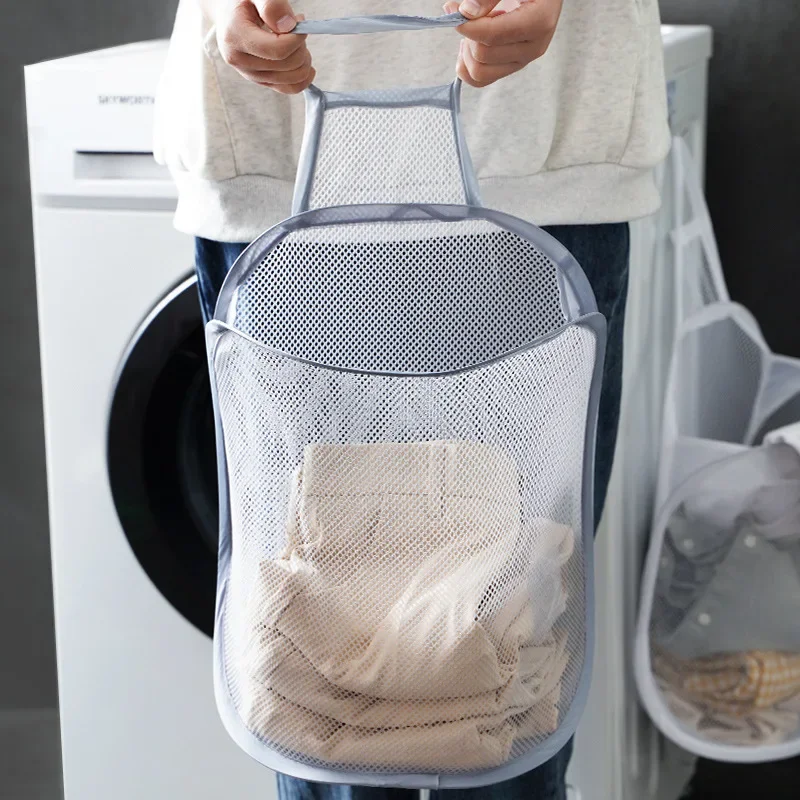 Dobrável Mesh Pendurado Cesta  - Baby Clothing Hamper avaliação e preço