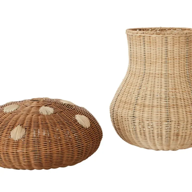 Nordic vento rattan tecido em  - Baby Clothing Hamper avaliação e preço