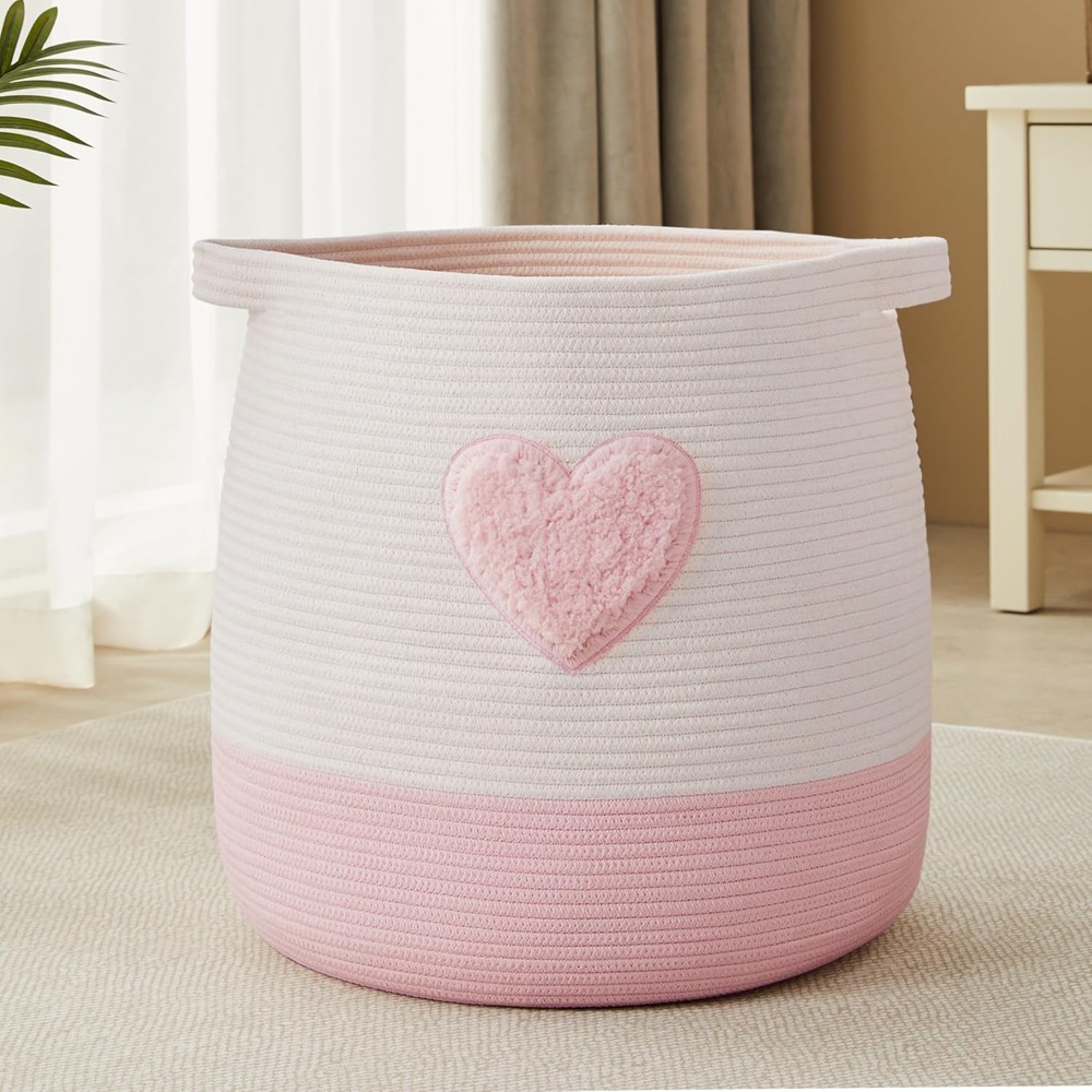 Cesto de lavanderia rosa para  - Baby Clothing Hamper avaliação e preço