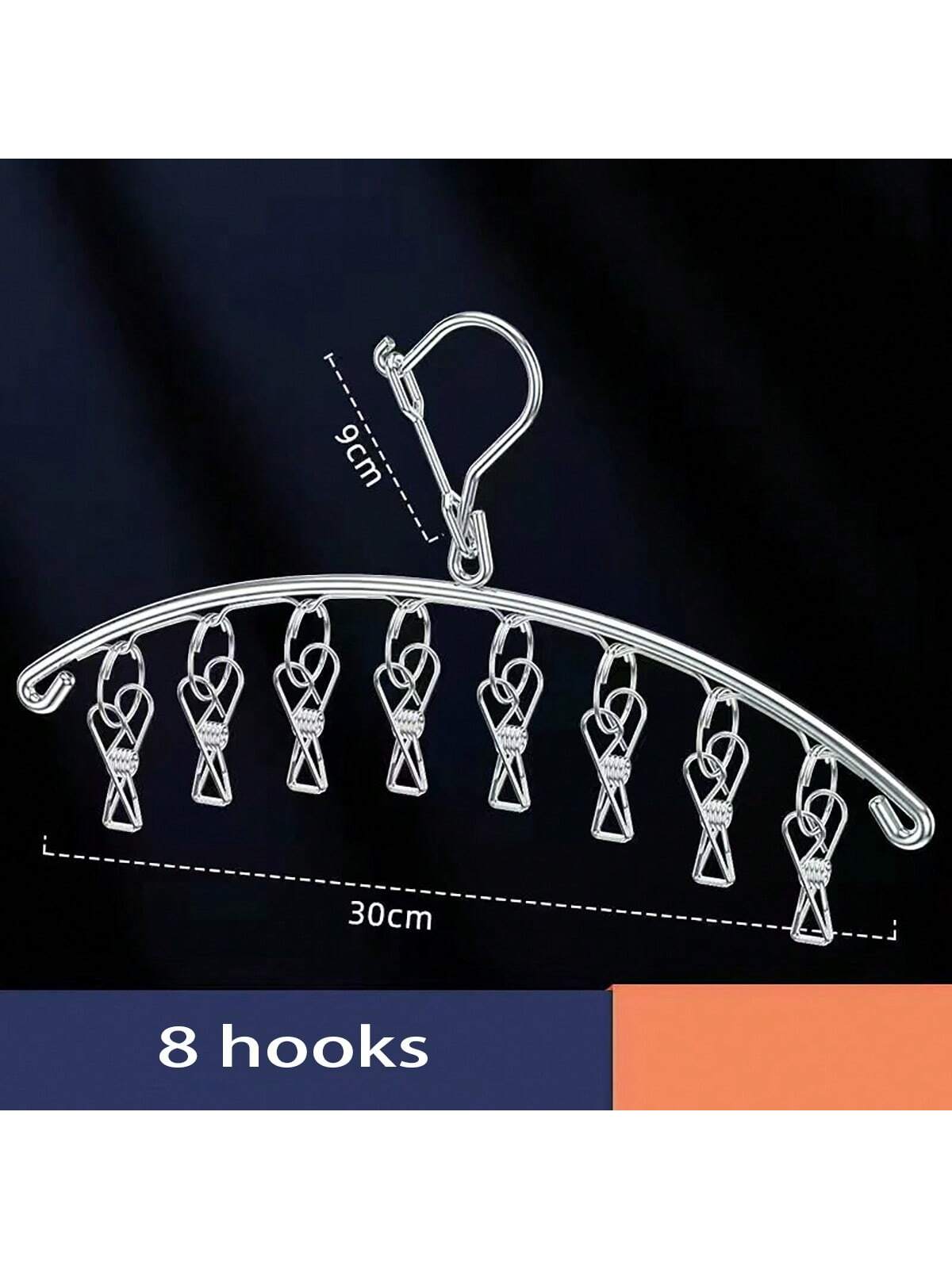 1pc varal de aço inoxidável co - Baby Clothing Rail avaliação e preço